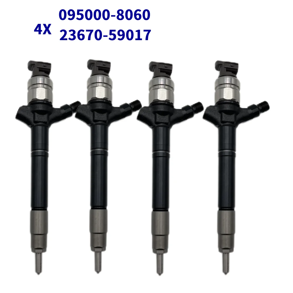 

4PCS Common Rail Diesel Fuel Injector 095000-8060 23670-59017 for T/o/y-o/t-a