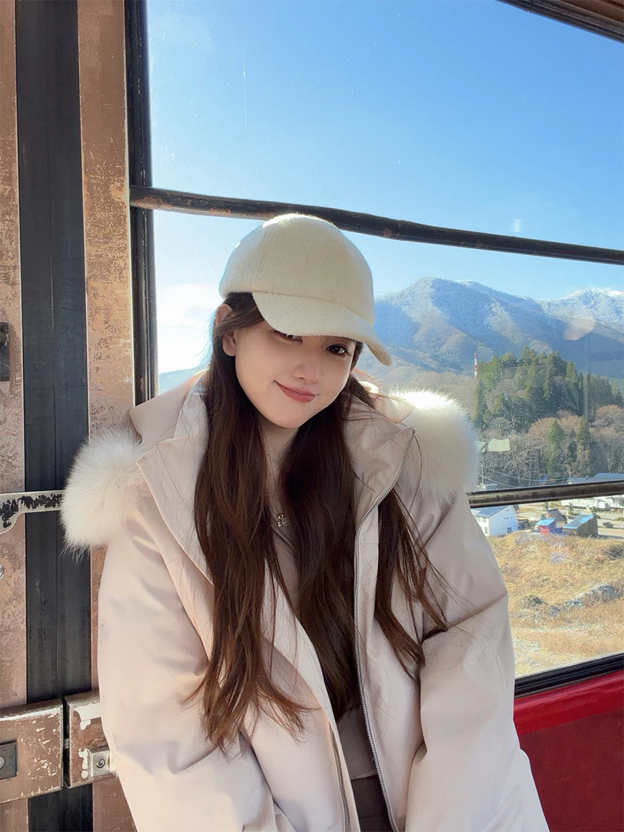 

Оригинальная женская зимняя куртка Lady Luo: ветрозащитная, водонепроницаемая, с меховым воротником, пуховик, для повседневной носки, ветровка с капюшоном