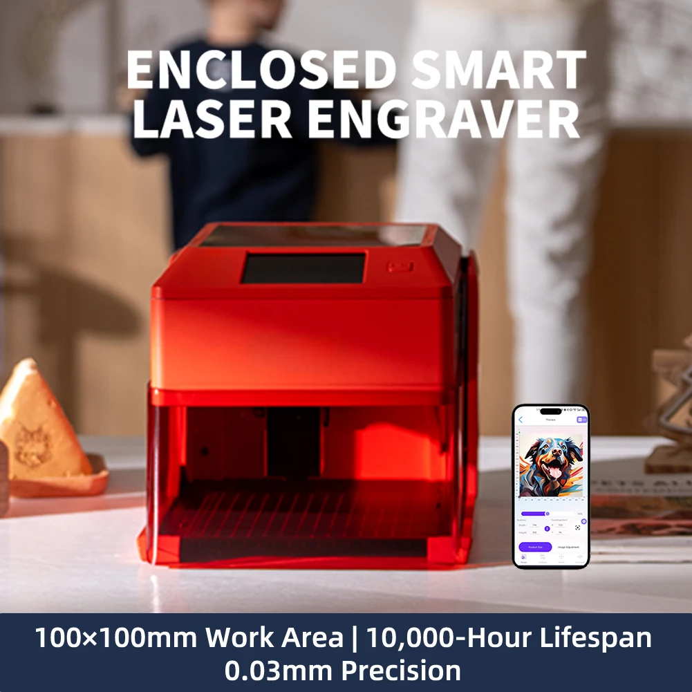 Precision ultra-microwave laser engraving machine, metal laser engraving machine for jewelry design
