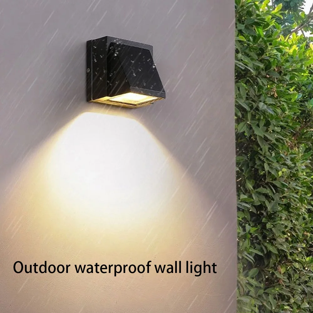 Three head wall light outdoor waterproof wall light staircase aisle lighting patio corridor light