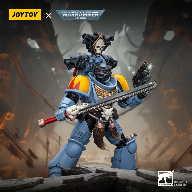 JOYTOY Dark Source Warhammer 40K Space Coyote Sharpshooter Squad Arbiter Squad 1:18 Movable Soldier Die Game