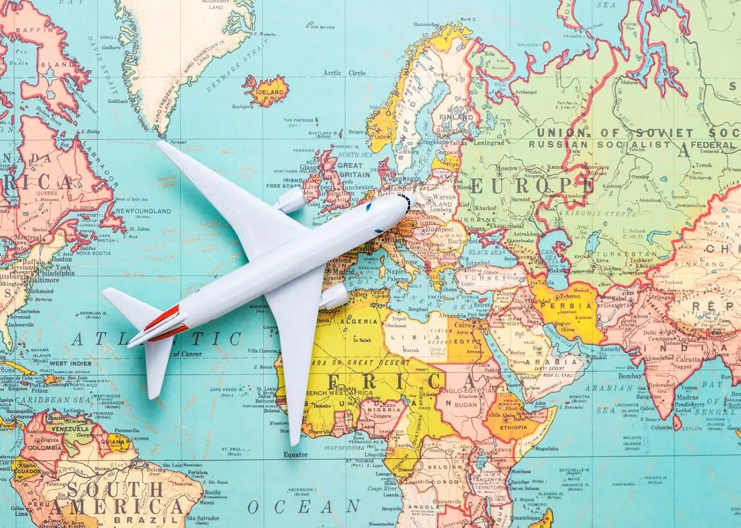 Around The World Travel photo background World Map Airplane Adventure Awaits Let The Adventure Begin Party photography backdrop