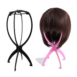 Wig Stand, Wig Head Stand Portable Wig Holder for multiple Wigs, 13.8 Inches Wig Display Tool Travel Wig Stand for All Wigs