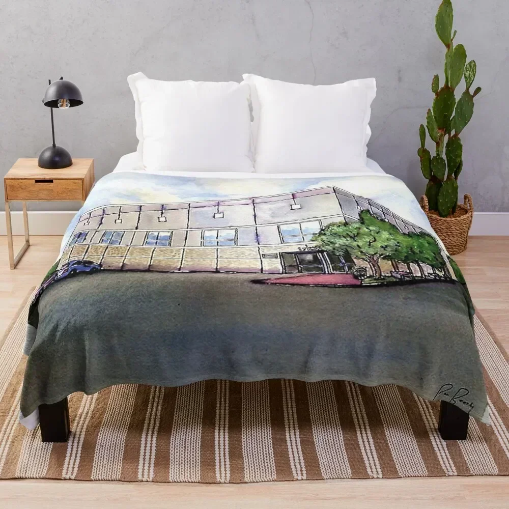 The Office By Pam Beesly(Halpert) Throw Blanket Summer Beddings Bed linens bed plaid Blankets