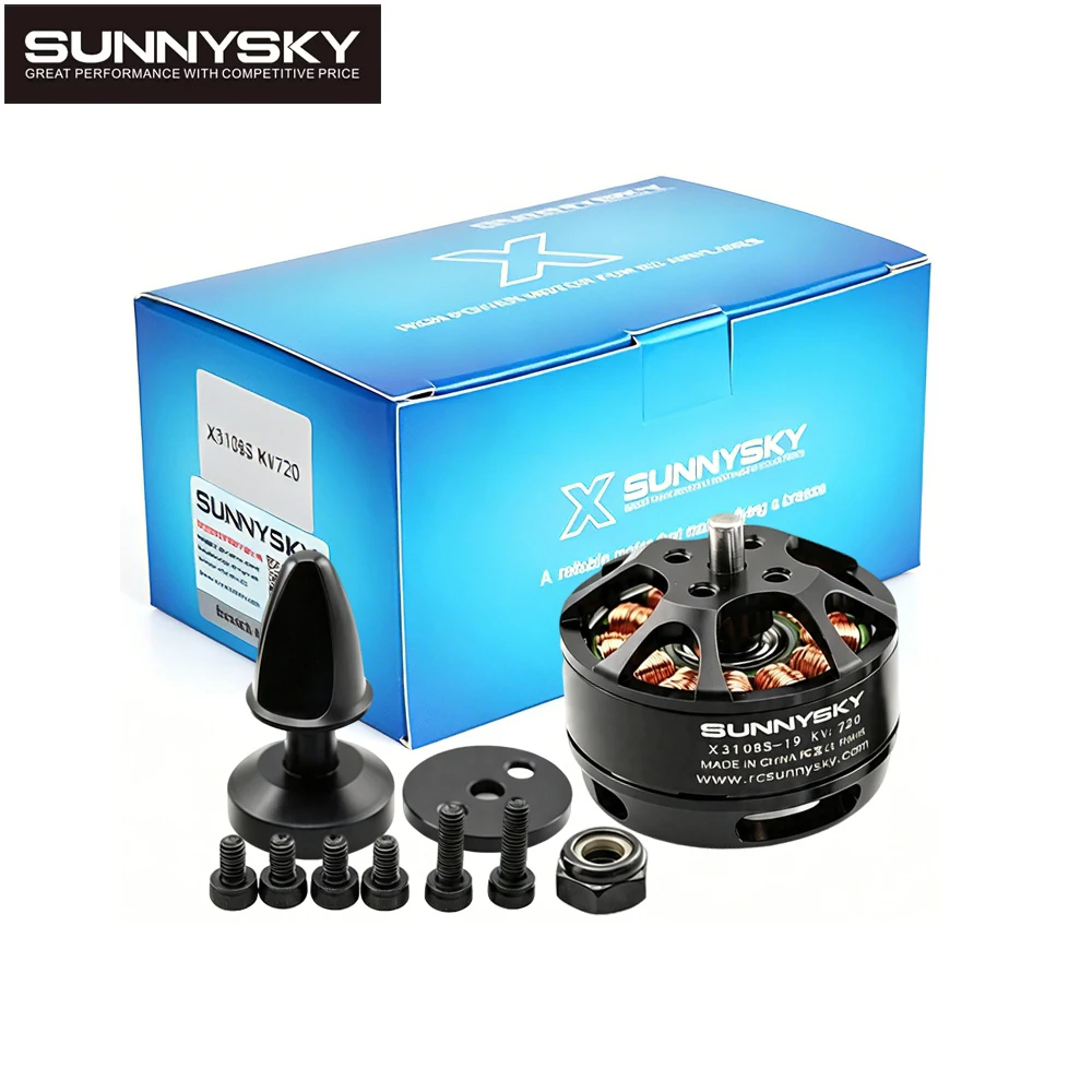 4pcs/lot Sunnysky X3108S 720KV/900KV 3-4S 4mm Shaft Brushless Disk Motor