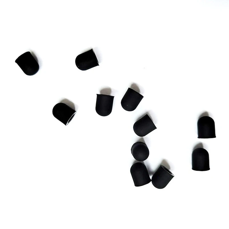 20pcs/set Soft Replacement Stylus Tips Multiple Sizes Silicone Nib Cover Capacitive Screen Nibs Rubber Cover For Touchscreen Pen