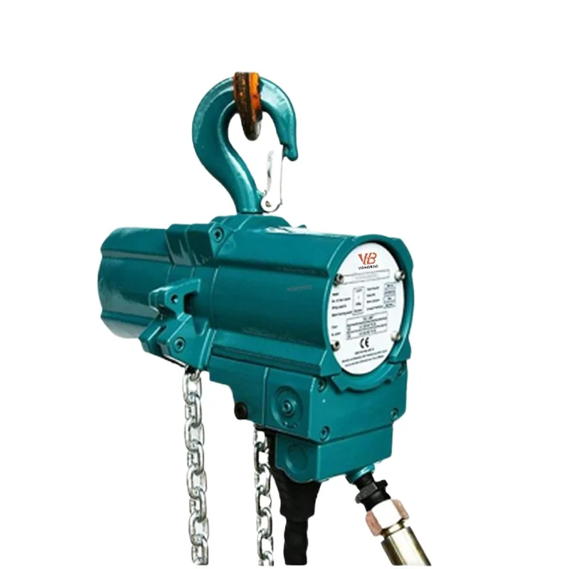 

For lifting pneumatic cranes
