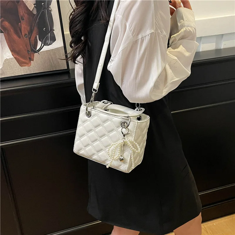 

2025 Новая модная женская стеганая мини-сумка - высококачественная женская сумка Dior, портативная модная универсальная сумка через плечо