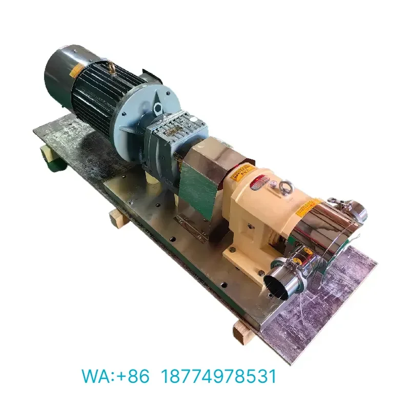 For High Viscosity Liquid Conveying Cam Double Helix Rotary Lobe Pump Food Grade Stainless Steel 10bar Pressure