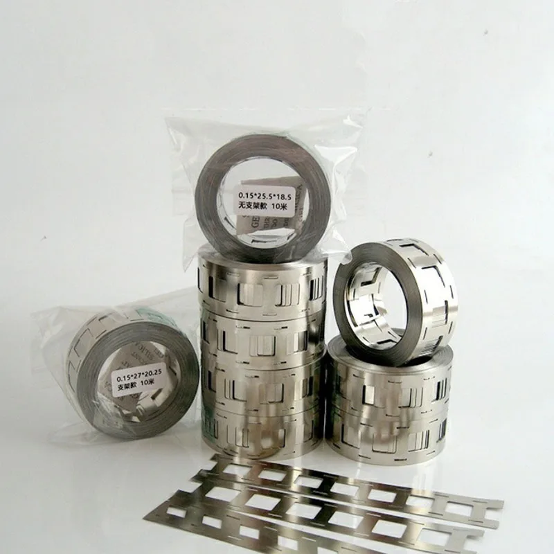 1Meter 2/3/4P Strip Nikel Berlapis Baja untuk 18650 Baterai Lithium Paket Pita Las Sabuk Nikel
