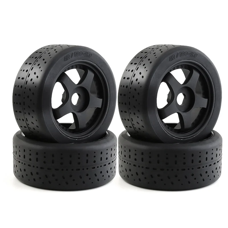 4Pcs 100X42mm 5-Spoke Tire Tyre 17mm Wheel Hex for Arrma 1/7 Infraction Felony Limitless RC Car Upgrade Parts