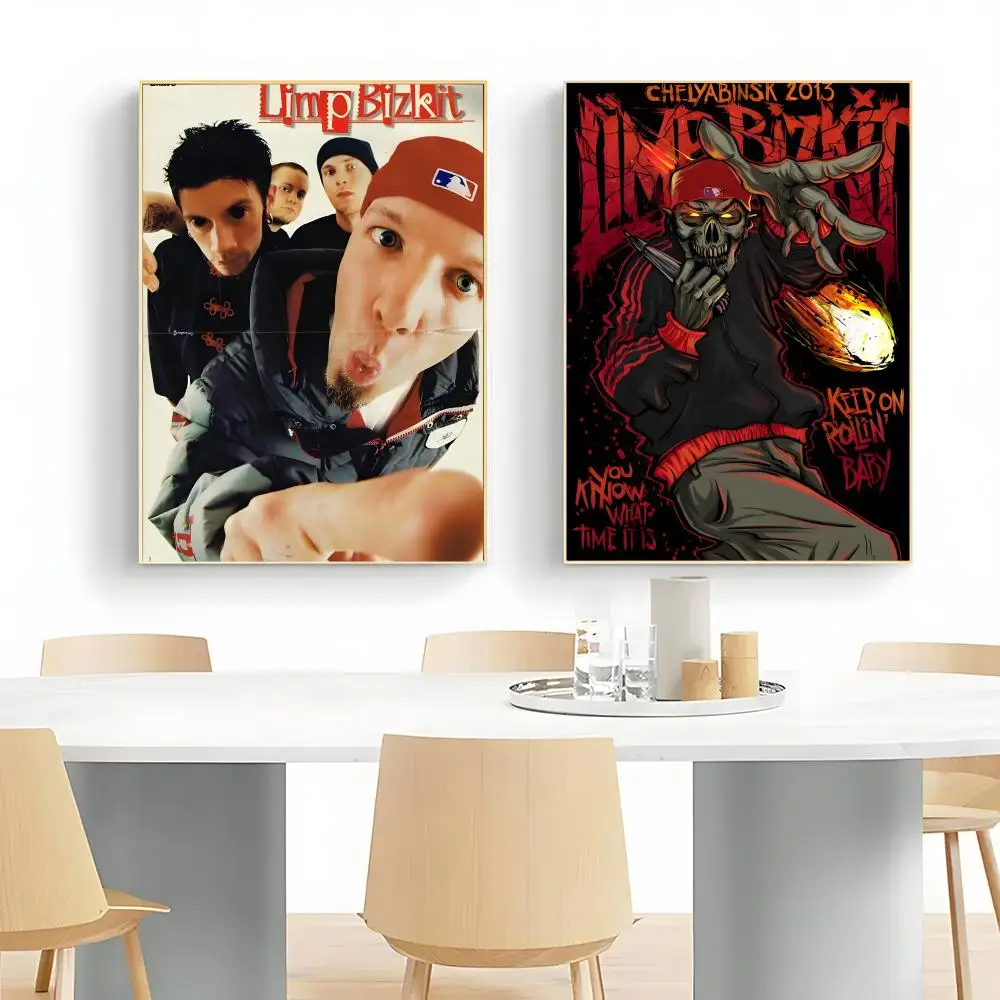 Band Nu-Metal L-Limp Bizkit Poster Wall Art Print Poster Decorative Mural Home Decor Gift Unframed