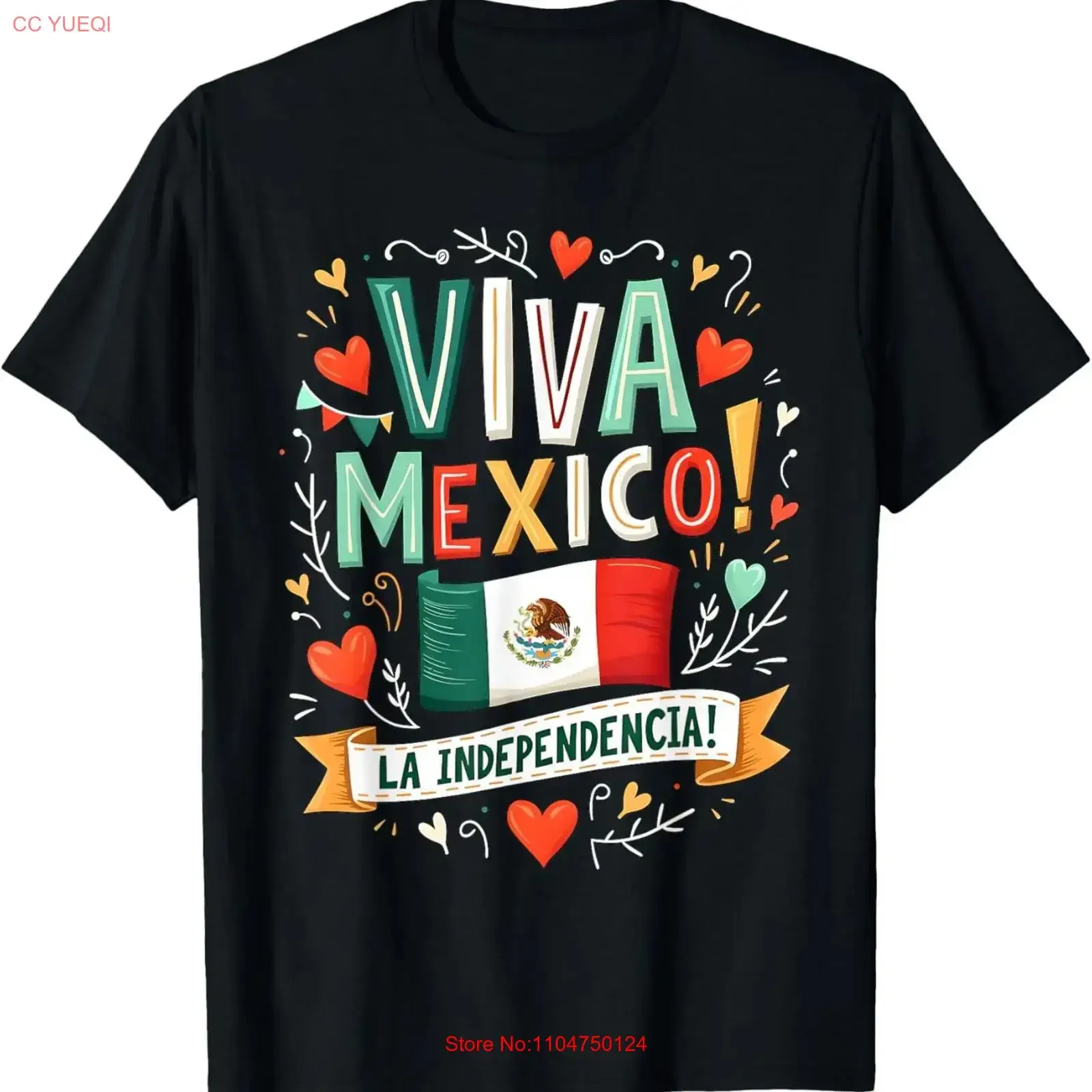 Camiseta Viva México La Independencia Fiesta, Día de la Independencia Mexicana, Estilo Vintage Lavado, Streetwear con Diseño Ligeramente Gráfico