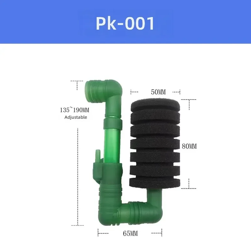 Fish tank aquarium green tube sponge filter environmentally friendly plastic wholesale