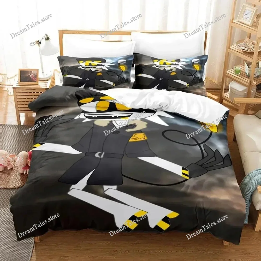 Home Textile Cartoons Murder Drones Cover Duvet Cover Pillow Case Boy Girl Polyester Bedding Set King Queen Twin Size741