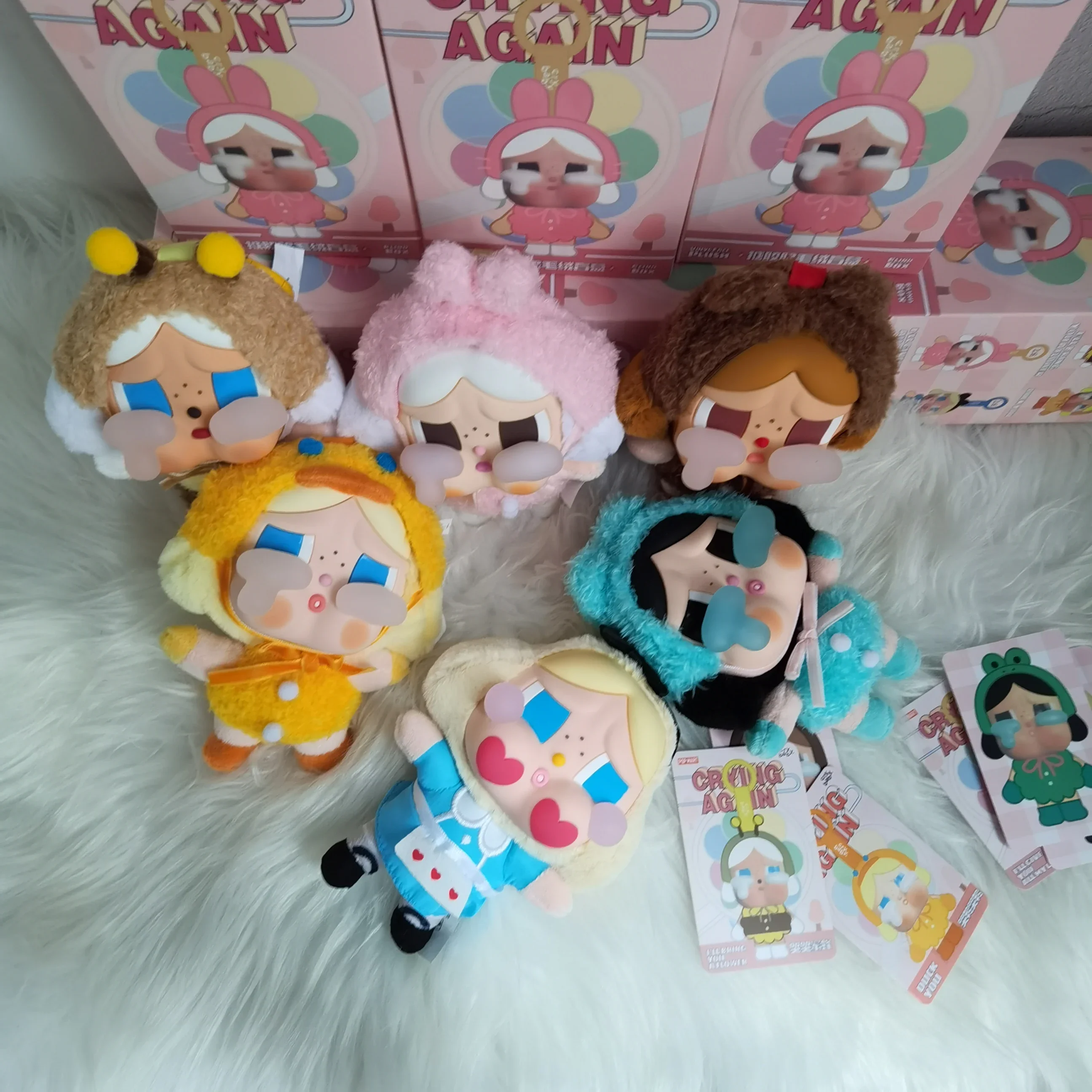 

New For Mystery Blind Box Figures Crybaby Crying Again Series Cute Vinyl Doll Toy Crybaby Animal Pendant Keychain Doll Present
