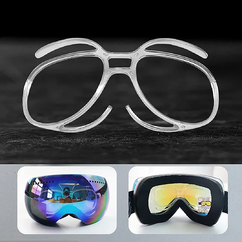 Ski Glasses Frame Insert Optical Adaptor Flexible Prescription Skiing Snowboard Myopia Lens Goggle