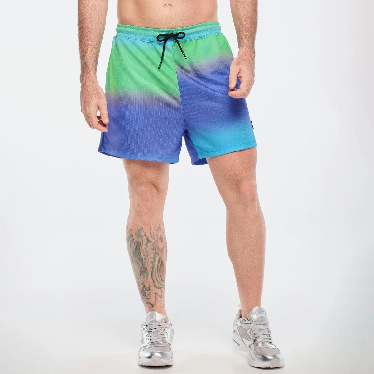 2026 Summer New Men's Tropical Leaf 3D Print Athletic Shorts Y2K Super Fast Drying Pants Suitable for Daily and Training Wear