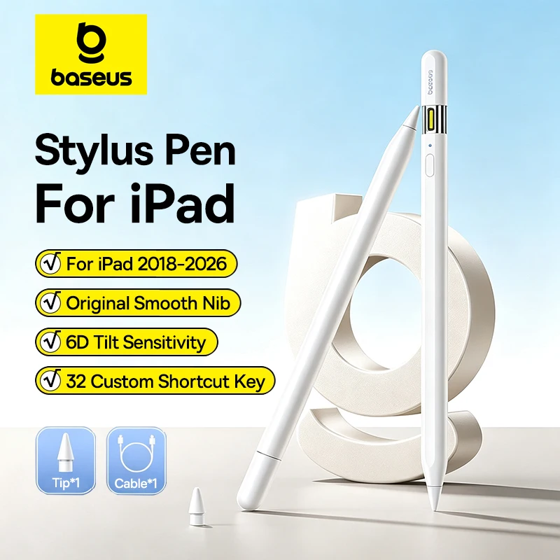 �y�Z�[�����zBaseus Bluetooth�X�^�C���X�y�� Apple Pencil�Ή� �Ód�e�ʎ��^�b�`�X�N���[�� iPad Air Pro Mini 2026 2025 2024 2019 2018 �^�u���b�g�y��