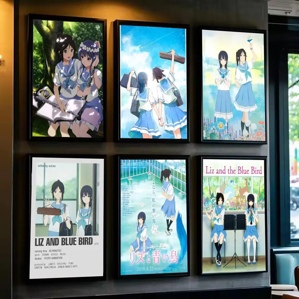 

Music Anime L-Liz Und Ein Blauer VogelS Poster For Living Room,bedroom,bar Wall Art Prints Paper Sticker Decoration Gifts