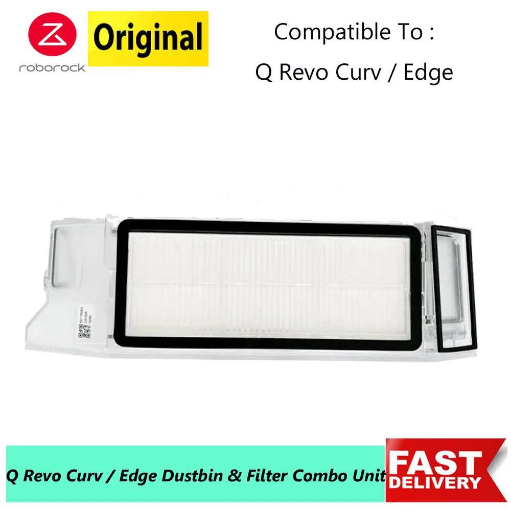

Оригинальные аксессуары для мусорной корзины Roborock Q Revo Curv для робота-пылесоса Qrevo Edge/MaxV, оригинальные запасные части для пылесборника
