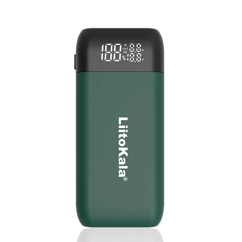 LiitoKala Lii-MP2 18650 21700 Rechargeable Battery Charger And Power Bank QC3.0 Input/Output Digital Display