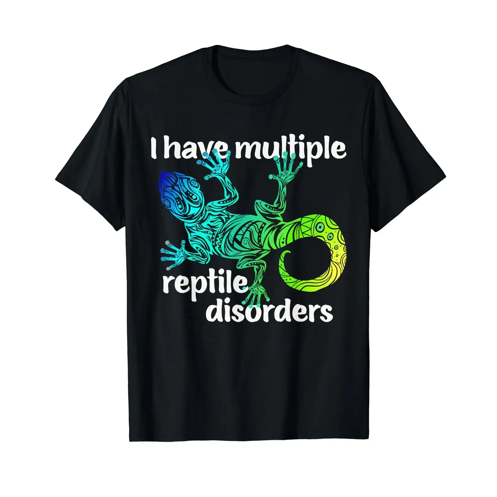 Funny I Have Several Reptile Disorders Reptilian Lizard T Shirt vintage Washed streetwear Casual Soft designer clothes fashion