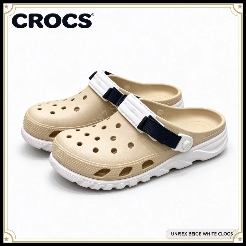 Crocs Speed Second Generation Platform Sandals Beach Shoes Men's Shoes Outdoor Slippers Worm Gear Hole Shoes Men's Non-slip EVA