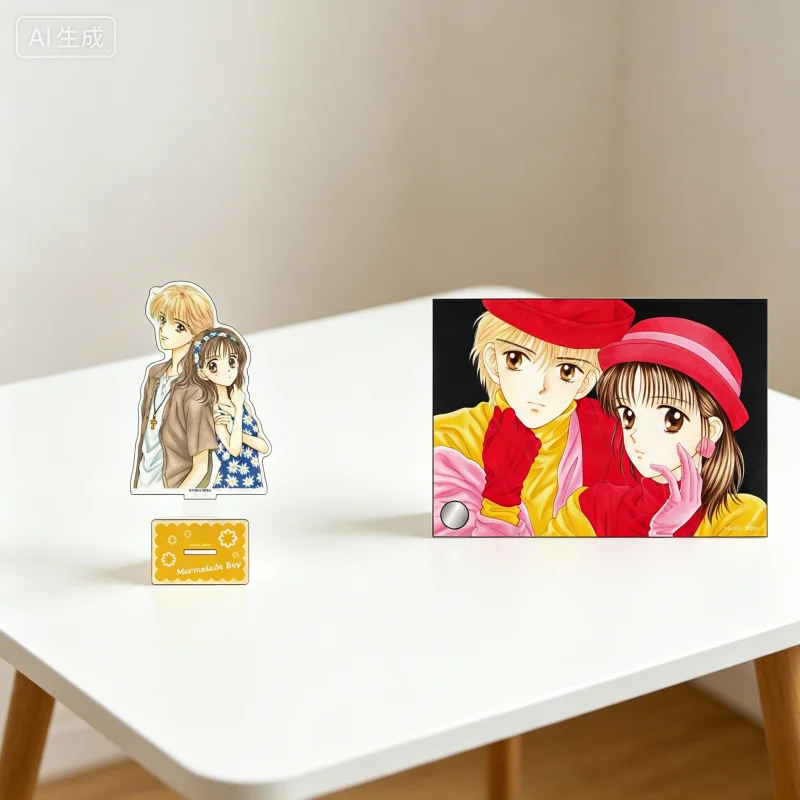 Marmalade Boy Miki Koishikaw Yuu Matsuura 10cm Acrylic Stand Model Keychain Desk Decorations Souvenir Exquisite Products