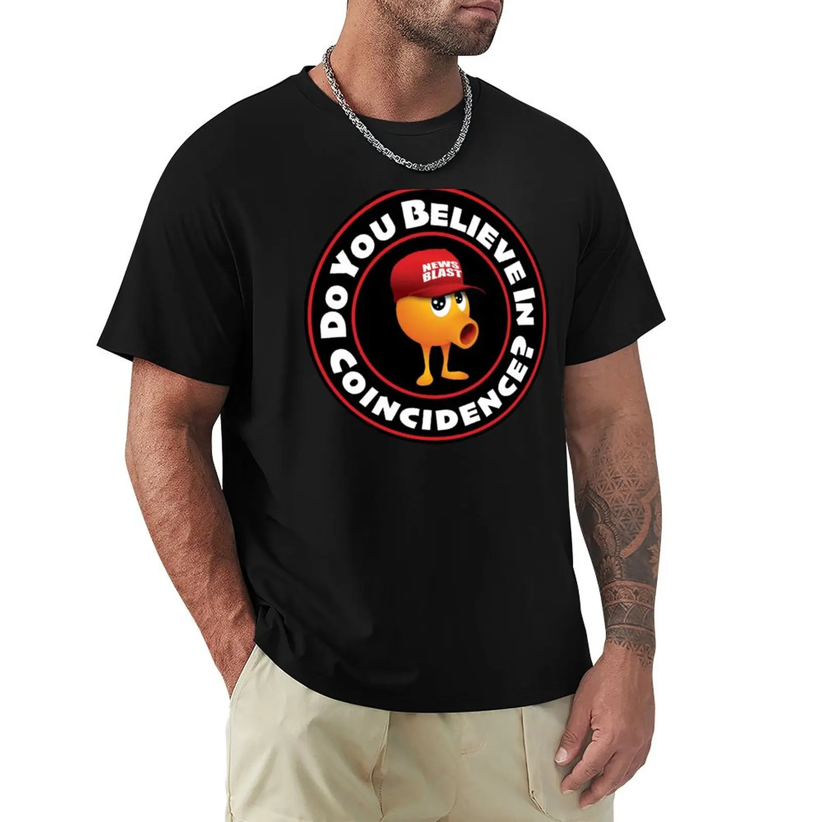 Enoch - Do You Believe In Coincidence? T-Shirt Casual Loose Daily Wear T-Shirt