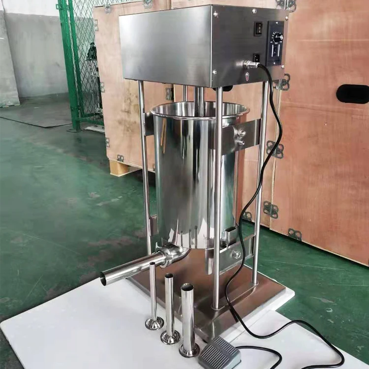 

Hot Selling 10L 15L Electric Sausage Stuffer Semi Automatic Sausage Filling Machine With High Quality