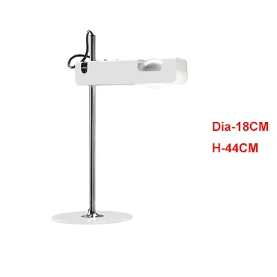 NONE Moderne Oluce Spider Tischleuchte Italien Kreative verstellbare Designlampe für Wohnzimmer Nachttisch Arbeitszimmer Hotel Silber Stehlampe 4