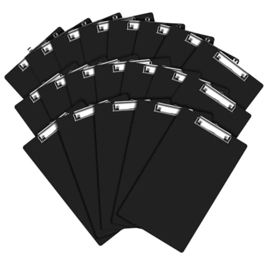 

Папка-клипборд формата Legal Size (13,5 x 10,25 дюйма), черная, пластиковая, с длинным зажимом и низкопрофильным клипом (9 x 5 дюймов), подходит для юристов и бизнеса.