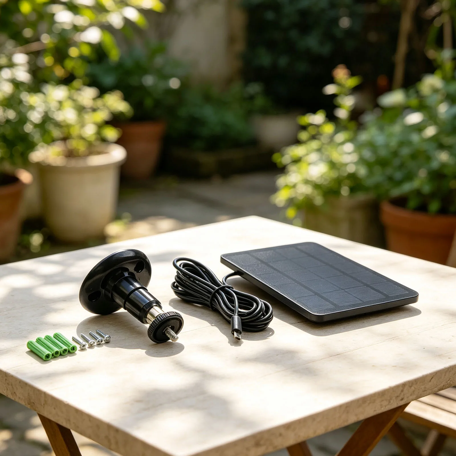 4W Solar Panel with USB Interface for For eufy For Blink For REOLINK Cameras Monocrystalline Silicon Charging Board