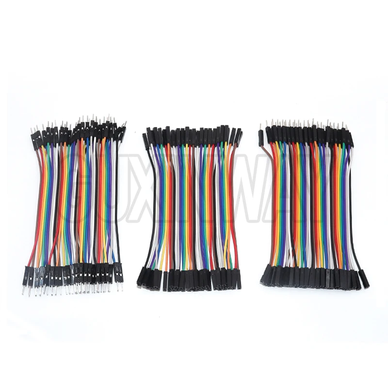 Dupont Cable 10CM Male to Male + Male to Female and Female to Female Dupont Line Jumper Wire for Arduino Set DIY Electronics Kit