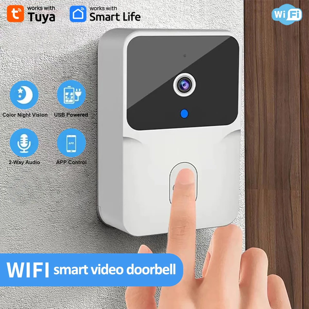 high-end-tuya-wifi-tuya-smart-video-doorbell-wireless-remote-monitoring-video-intercom-hd-night-vision-wifi-smart-video-doorbell