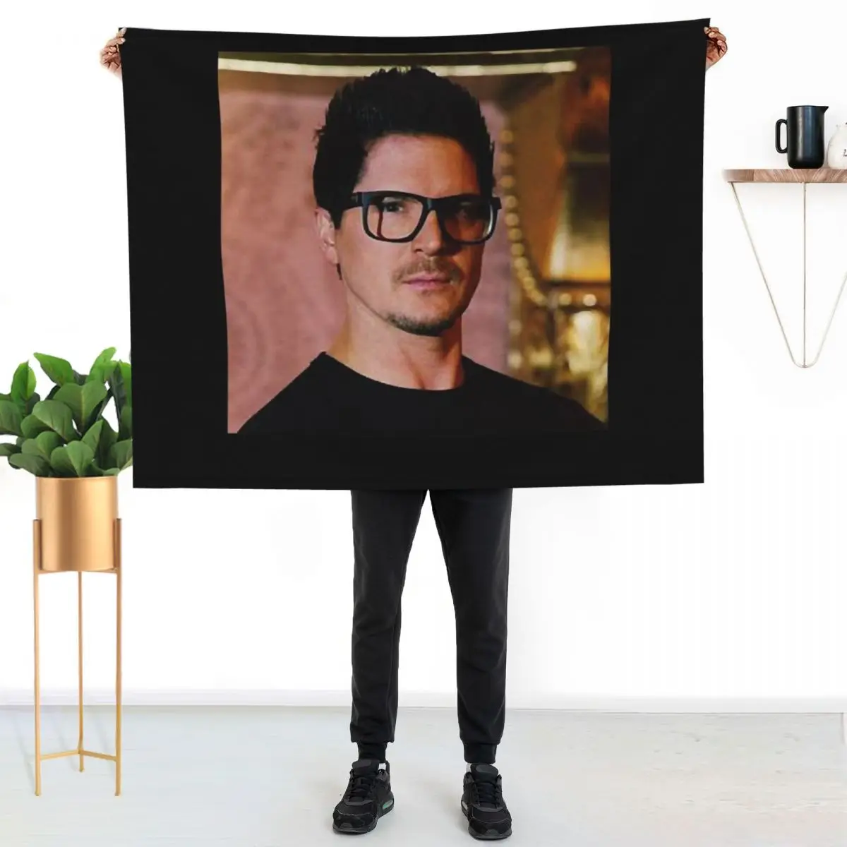 Grab It Fast Bagans Retro Zak Men Throw Blanket Decoratives Decorative Sofas Tourist Moving Personalized Gift Blankets