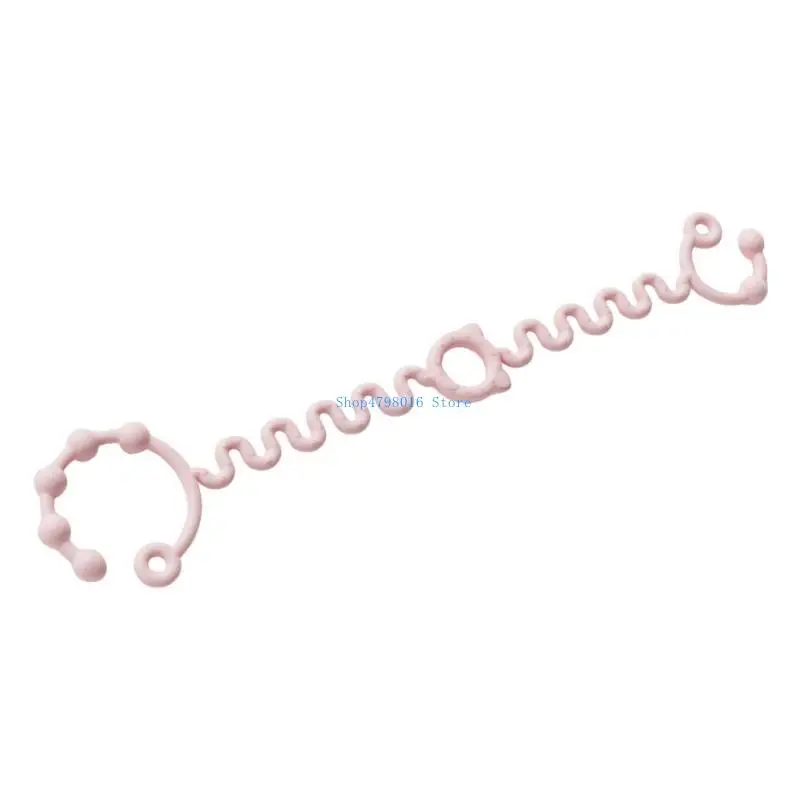 

Silicone Baby Pacifier Chain Cartoon Fall Prevention Lanyard Rope Integrated Infant Teething Toy Pacifier Strap