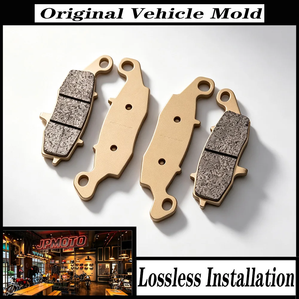 For Kawasaki VN800 VN 800 Drifter VN900 VN 900 Vulcan Classic LT Custom 1999-2014 Motorcycle Brake Pads Copper Sintered Kit view 6