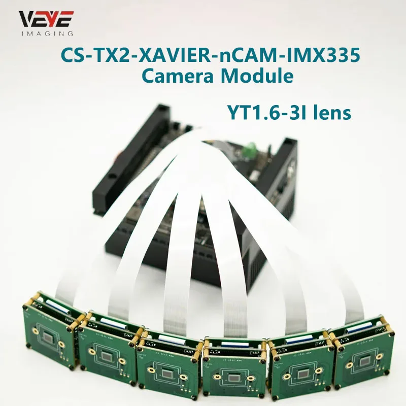 CS-TX2-XAVIER-nCAM-IMX335 YT1.6-3I lens for Jetson TX2 Dev kit Xavier Orin IMX335 MIPI CSI-2 5MP Star Light ISP Camera Module