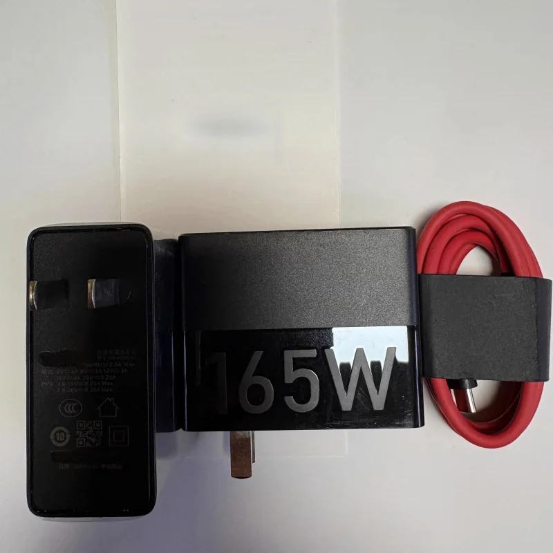 Original For Nubia Red Magic 7 7S Pro 165W GaN Fast Charging US Wall Charger + Cable 95new - view 2