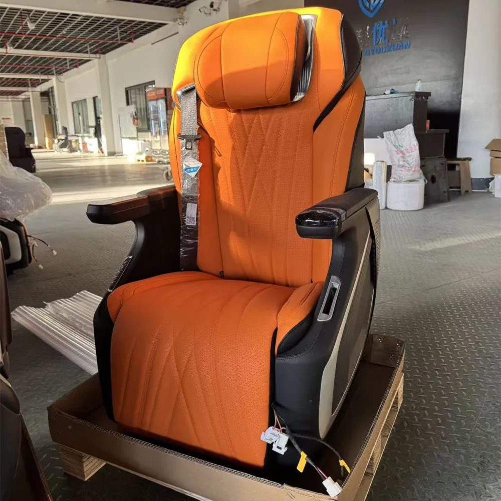 MPV Seats Flag Ship 5.0 Seats Heating Ventilation Massage Reclining Customized Colors for Benz V Class Vito Metris W447 Sprinter