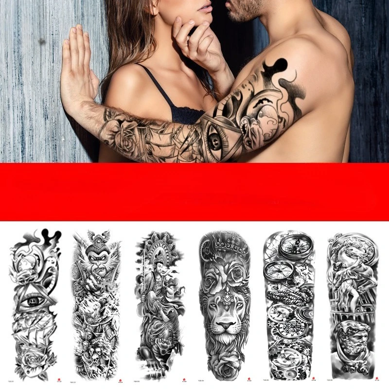 

Full Arm Tattoo Sticker Waterproof Large Leg Temporary Tattoo Stickers