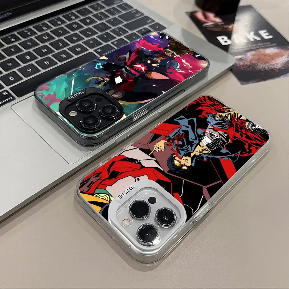 

Чехол для мобильного телефона Gurren Lagann для iPhone 17, 16, 15, 14, 13, 12, 11 X XR XS 8 7 Pro Max Plus, полупрозрачный цветной защитный красивый