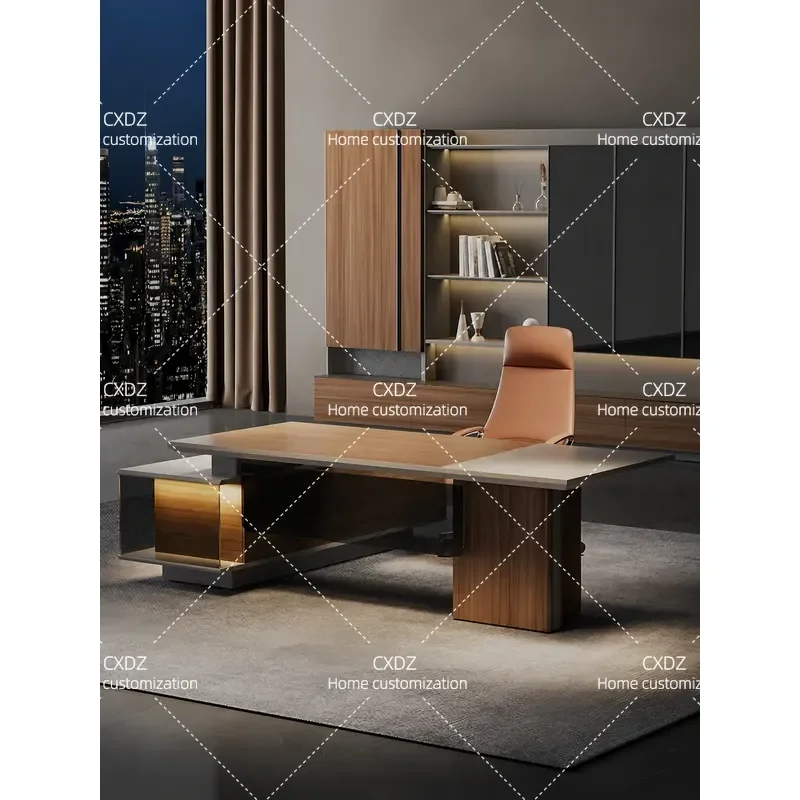 Luxury Executive Desk Modern Minimalist Office Table High End Manager Workstation for Boss Supervisor Premium Furniture 2026