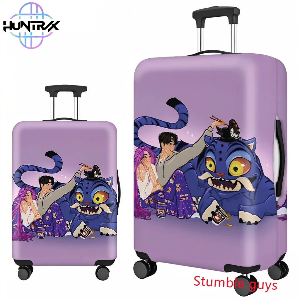 

Kpop Demon Hunters Travel Suitcase Cover Fits 18-32 Inch Luggage Anime Style Protector