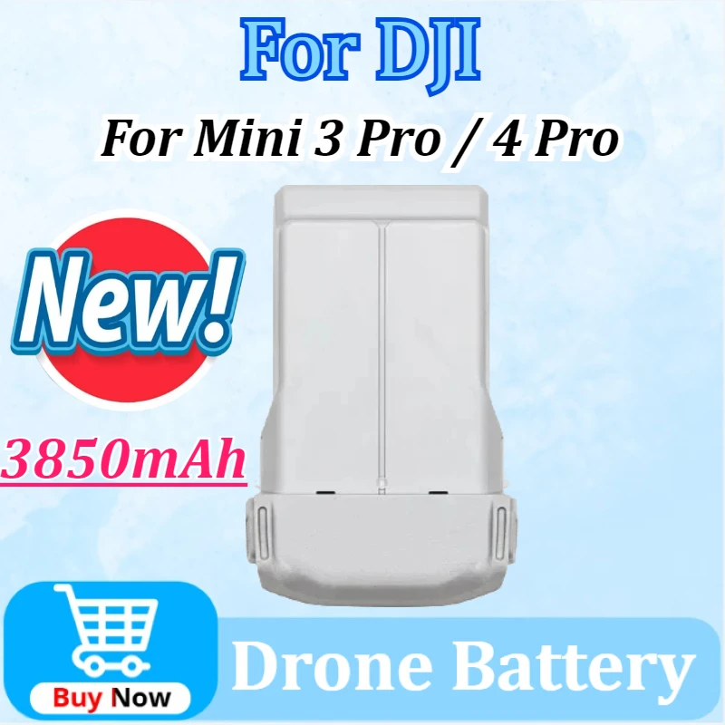 

Newly Upgraded 7.38V 3850mAh for DJI Mini 3 Pro / 4 Pro Intelligent Flight Battery High Quality Up To 30 Minutes of Flight