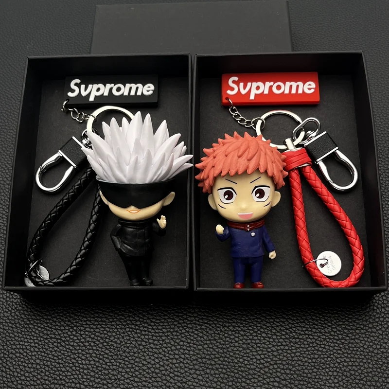 

Аутентичный брелок Jujutsu Kaisen Q-Version, кулон, слепая коробка, аниме Gojo Satoru Itadori Yuji, периферийное украшение, креативное