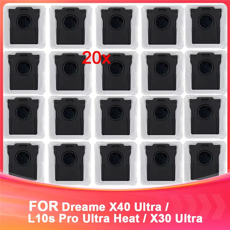 

A19F-Для Dreame X40 Ultra / L10s Pro Ultra Heat / X30 Ultra Робот-пылесос Мешок для пыли Аксессуары Мешок для мусора