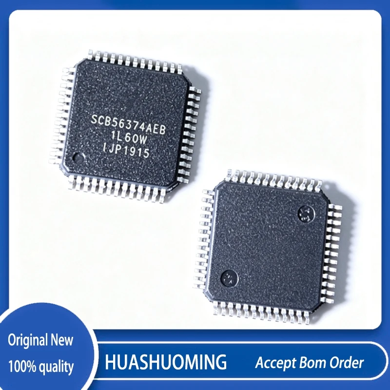 2Pcs/Lot  SCB56374AEB SCB56374 1L60W QFP-52